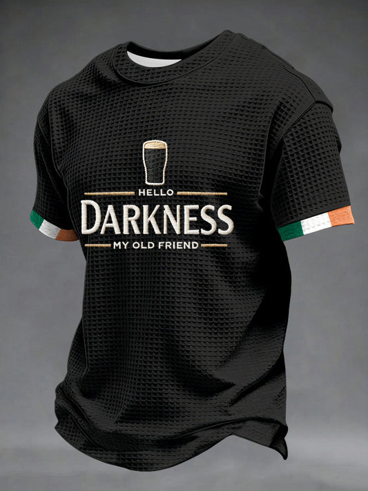 T-shirt à manches courtes Hello Darkness My Old Friend Waffle Homme