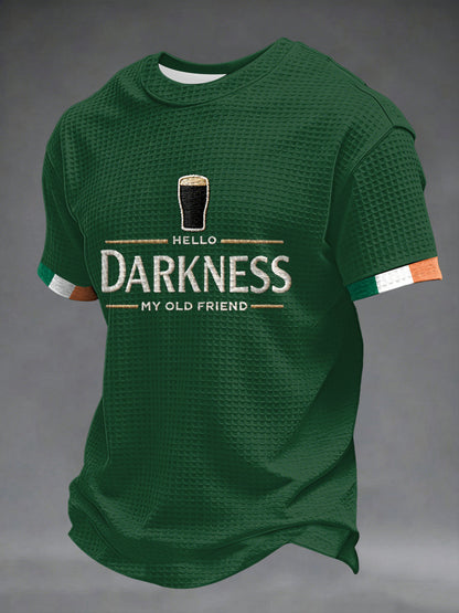 T-shirt à manches courtes Hello Darkness My Old Friend Waffle Homme