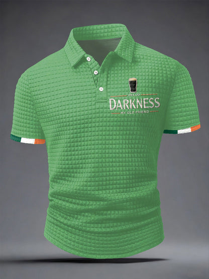 Chemise à manches courtes Hello Darkness My Old Friend pour homme