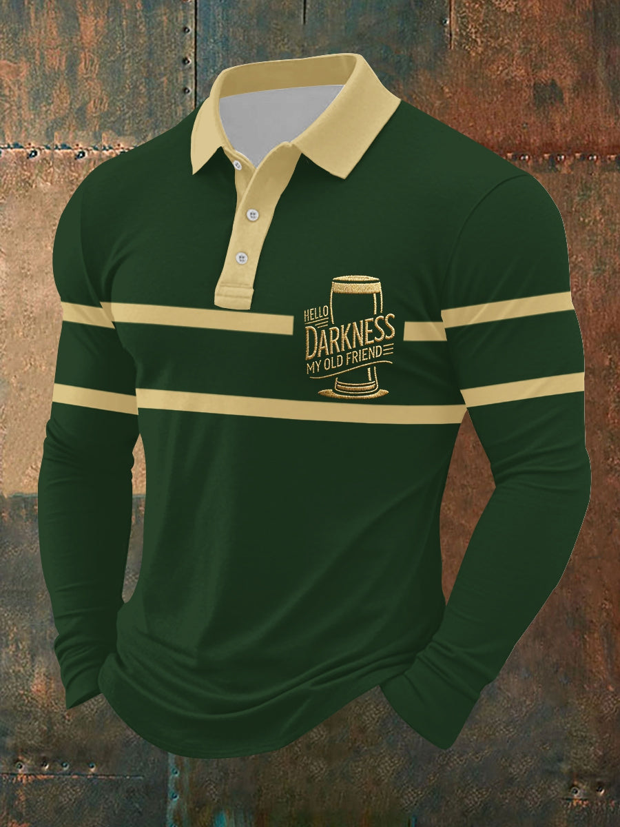 Chemise à manches longues Hello Darkness My Old Friend Homme