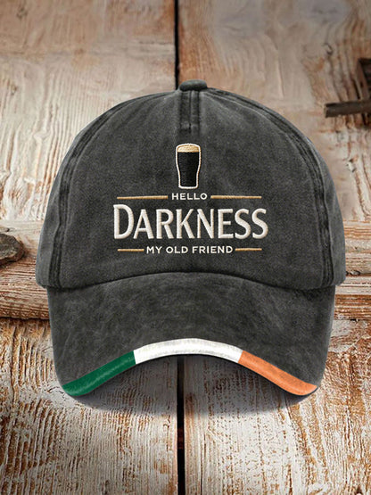 Casquette Hello Darkness My Old Friend Unisexe