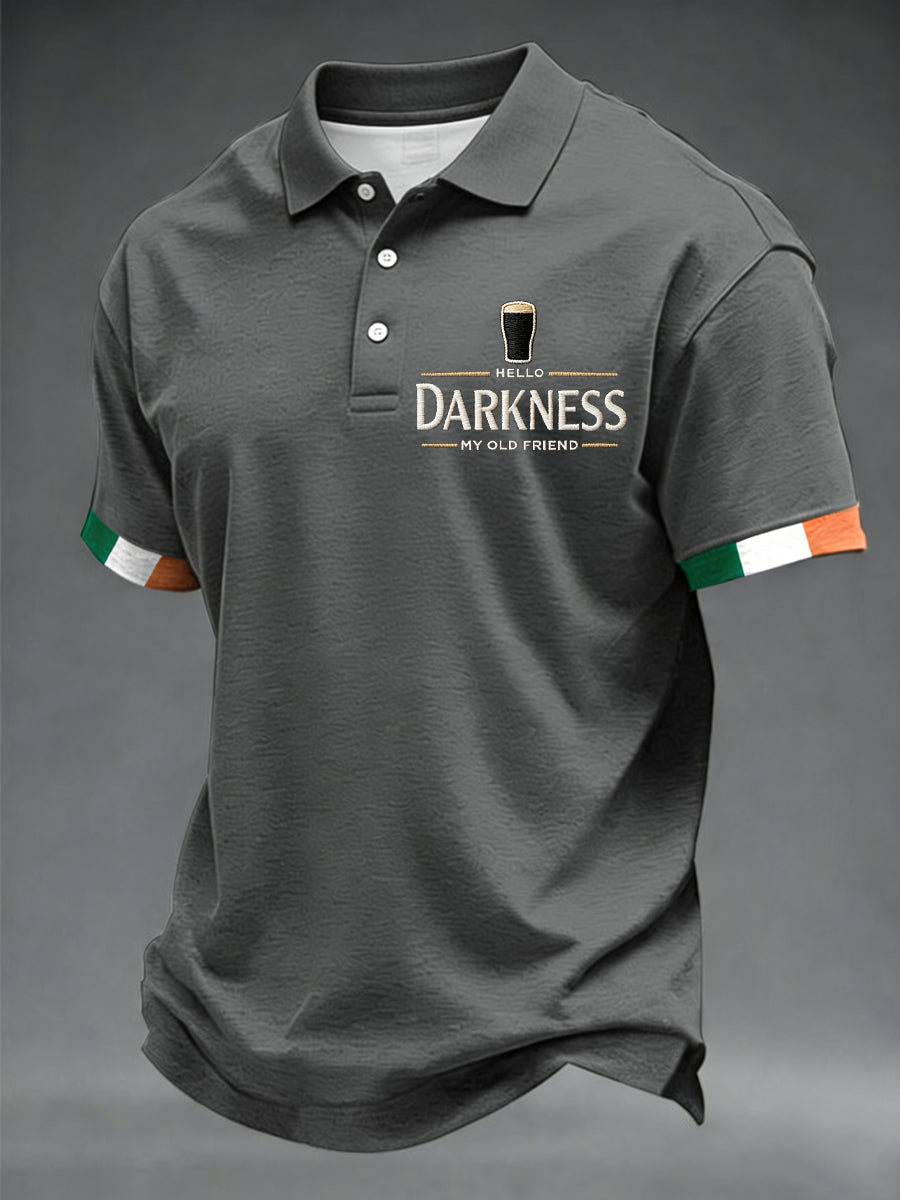 Chemise Hello Darkness My Old Friend pour homme