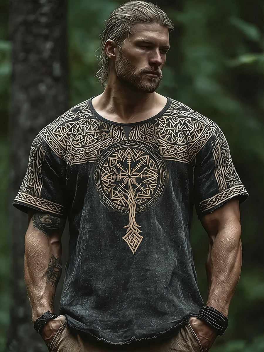 T-shirt viking pour hommes