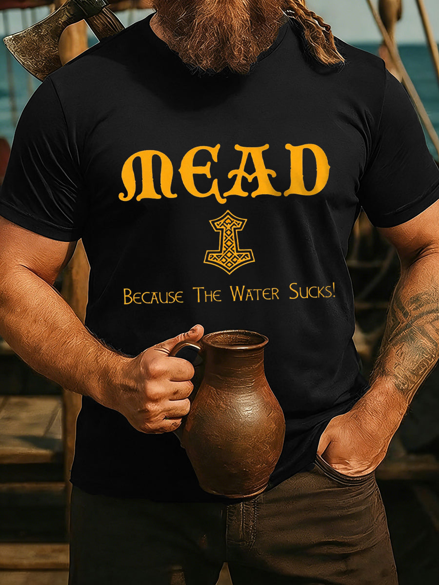 T-shirt manches courtes viking pour hommes