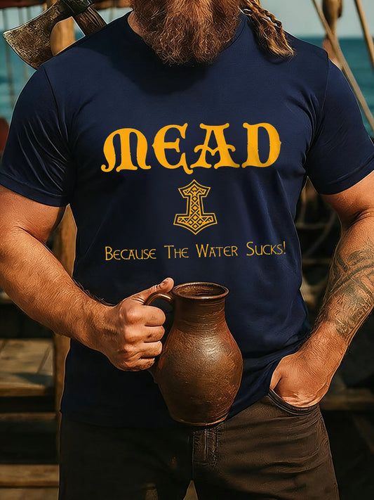 T-shirt manches courtes viking pour hommes