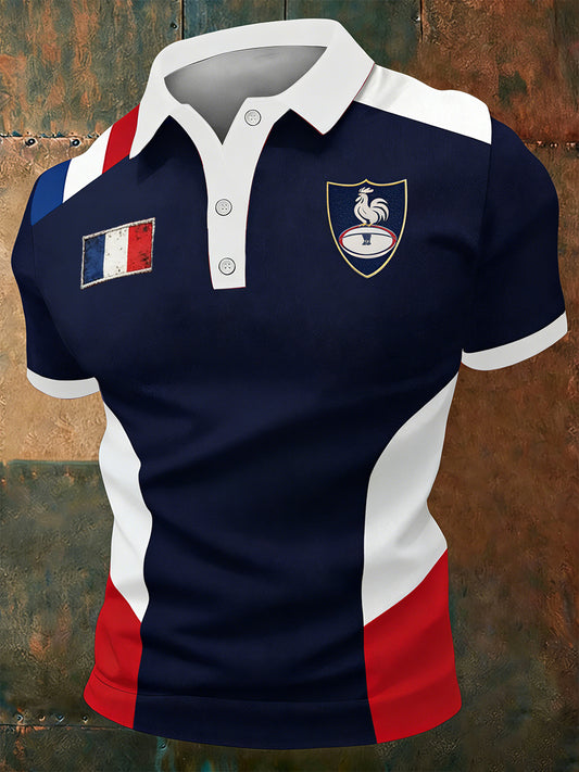 Polo Rugby Français Homme