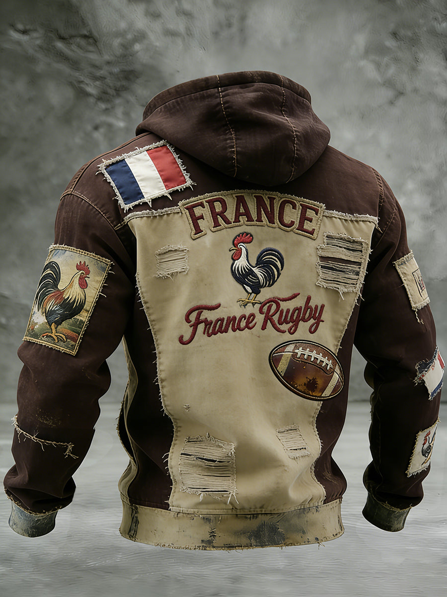 Maillot de rugby français pour homme