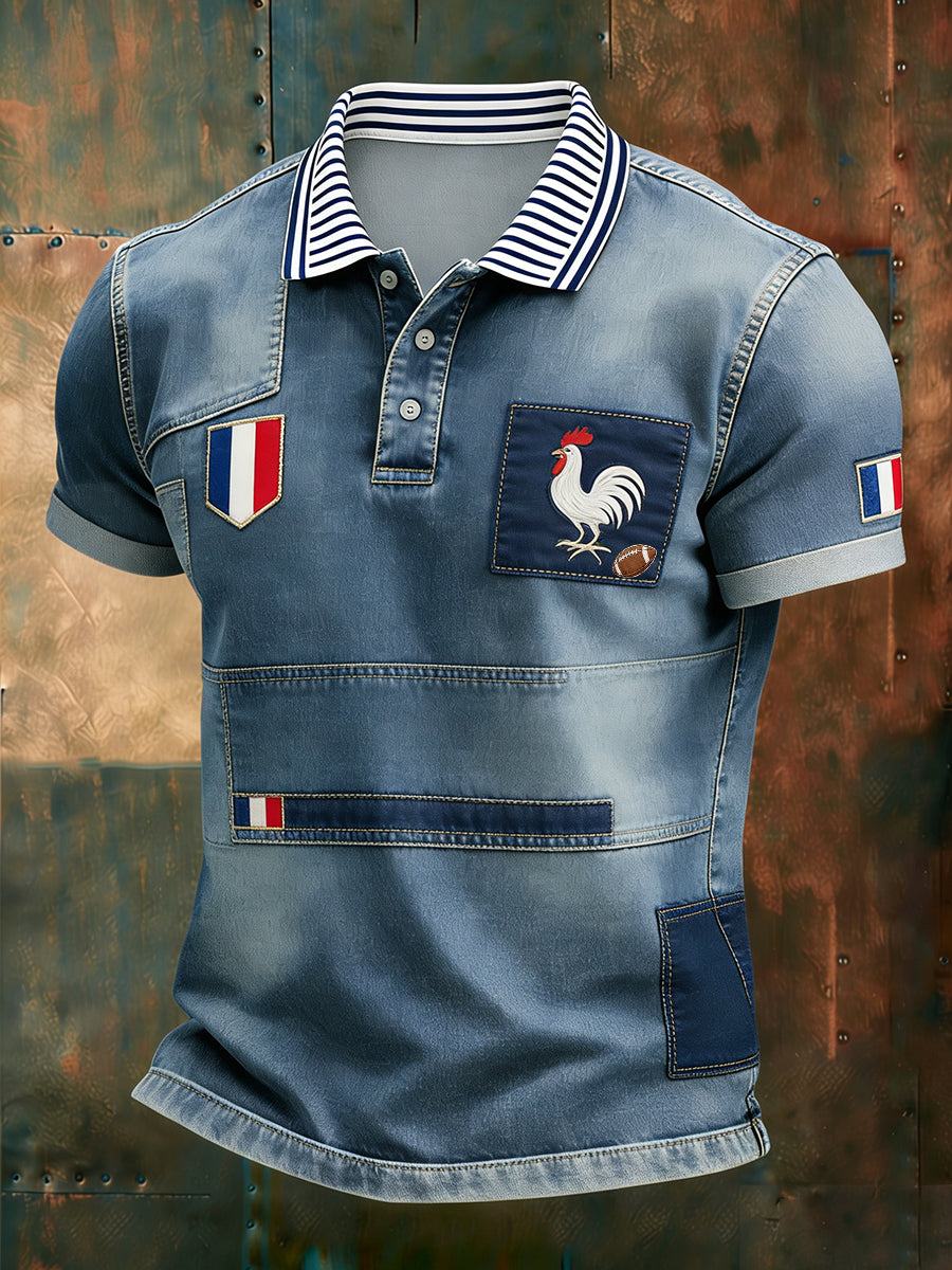Polo Rugby Français Homme