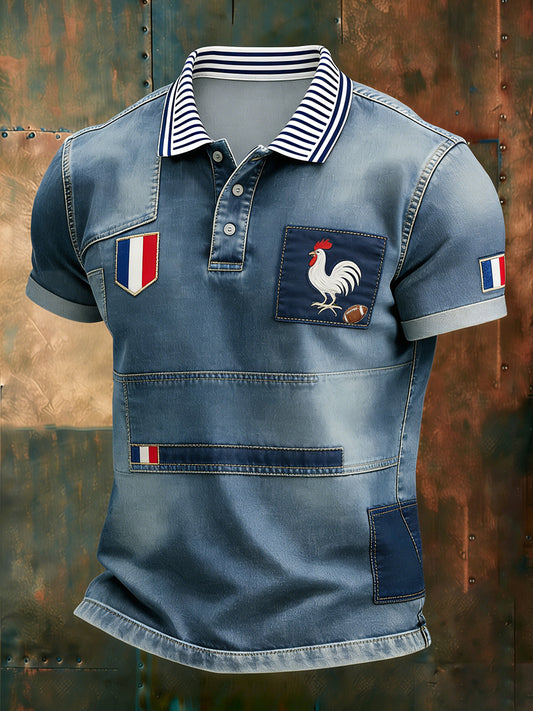 Polo Rugby Français Homme