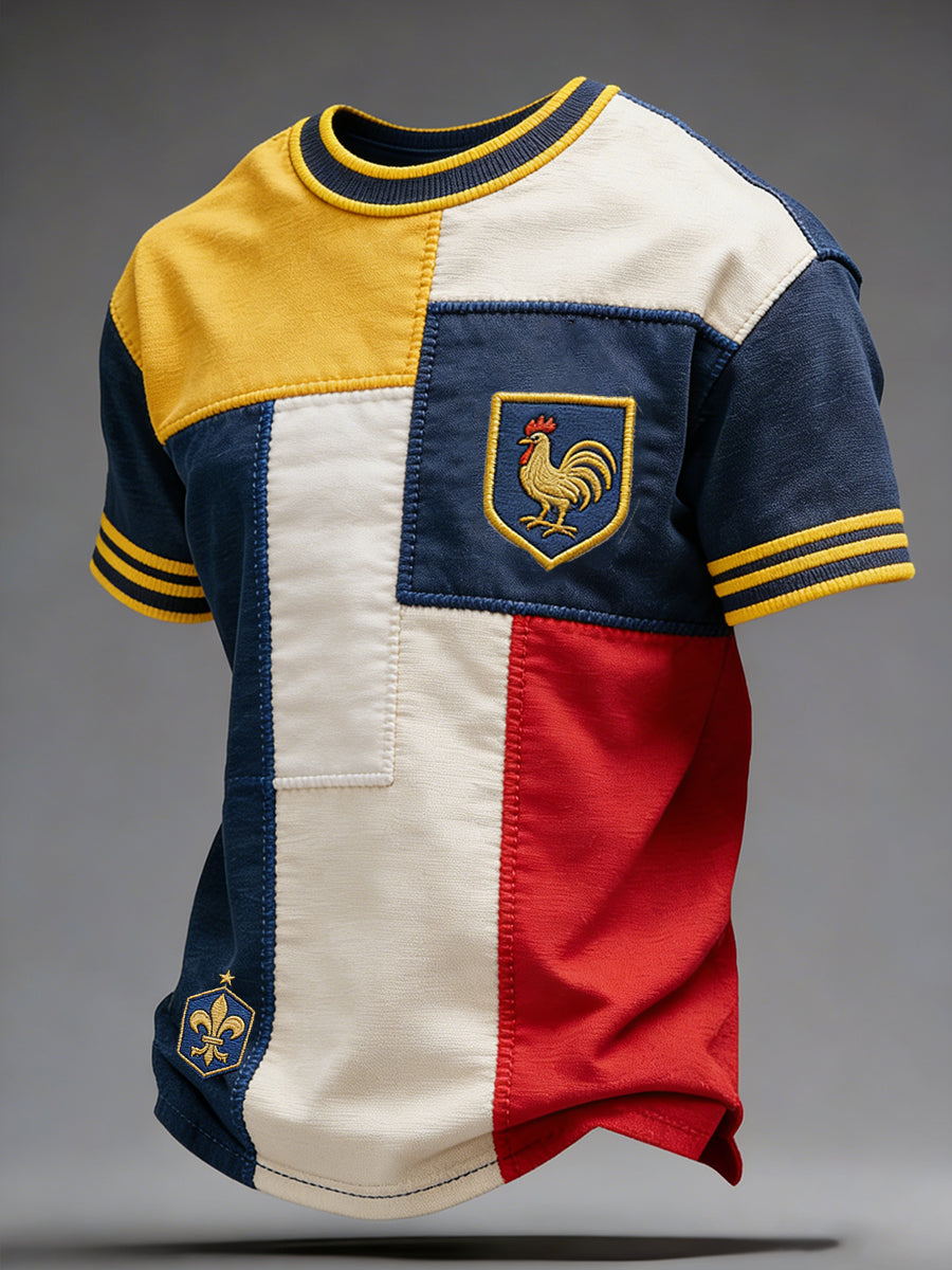 T-shirt de rugby français pour hommes