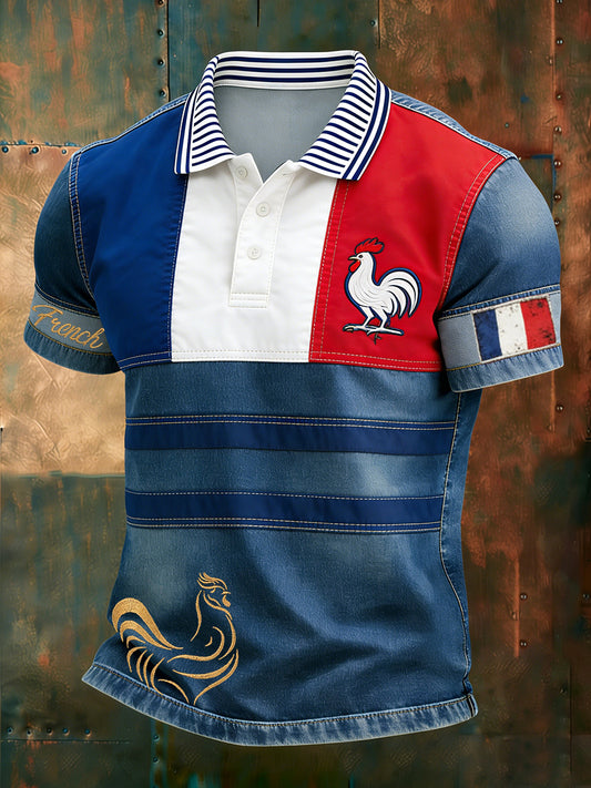 Polo de rugby français pour hommes