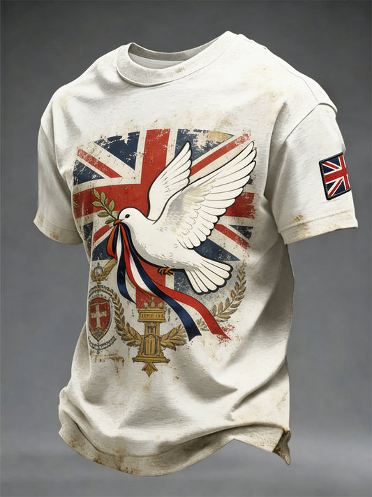 La victoire des hommes dans la guerre européenne T-shirt imprimé