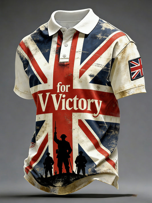 Chemise imprimée V for Victory Homme