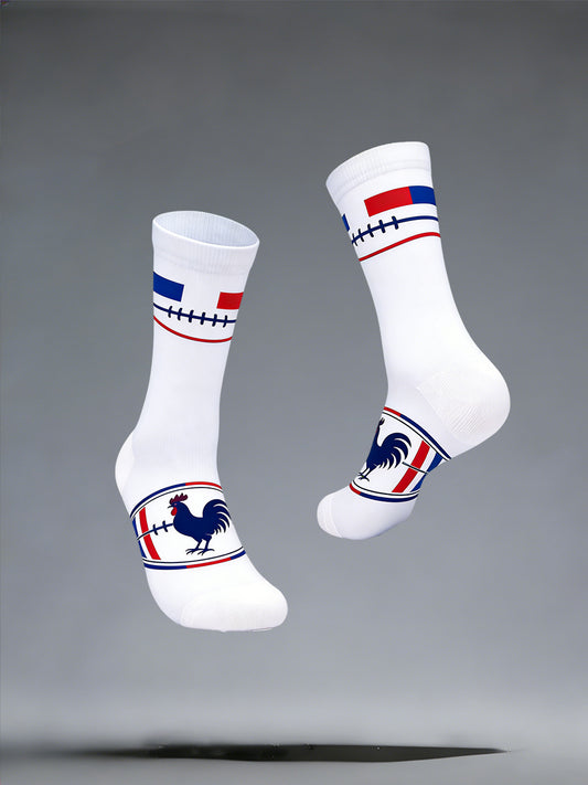 Chaussettes French Rugby Imprimé Unisexe