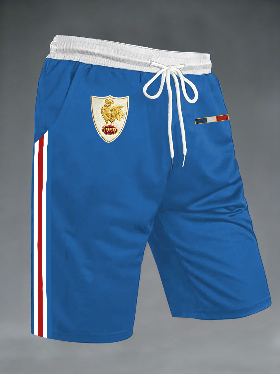 Shorts de rugby pour hommes de l'équipe de France