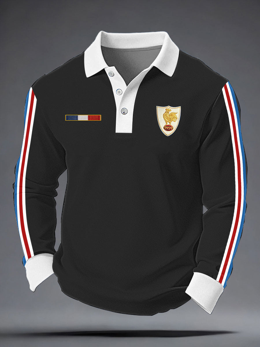 Chemise à manches longues France Rugby Homme