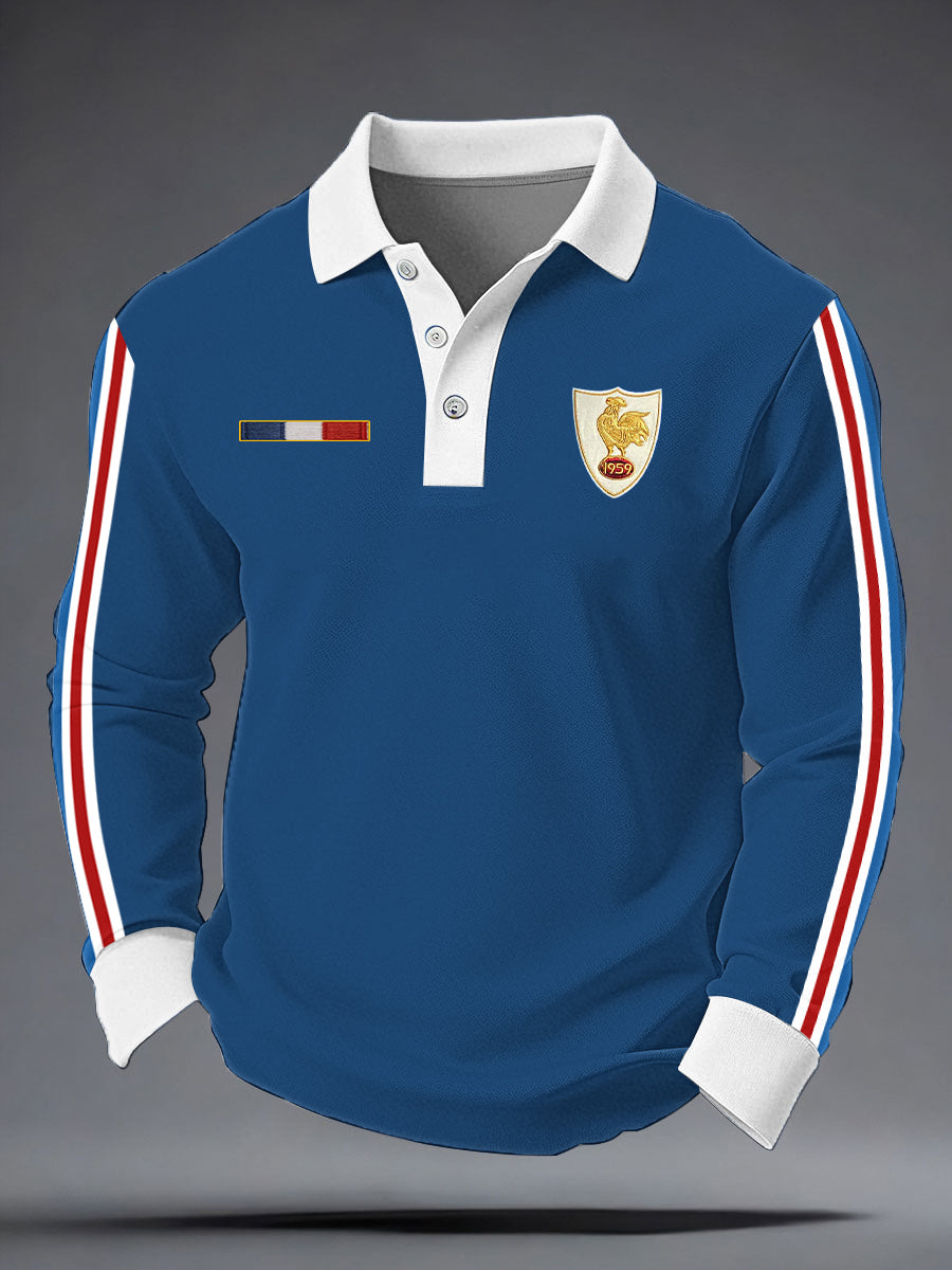Chemise à manches longues France Rugby Homme