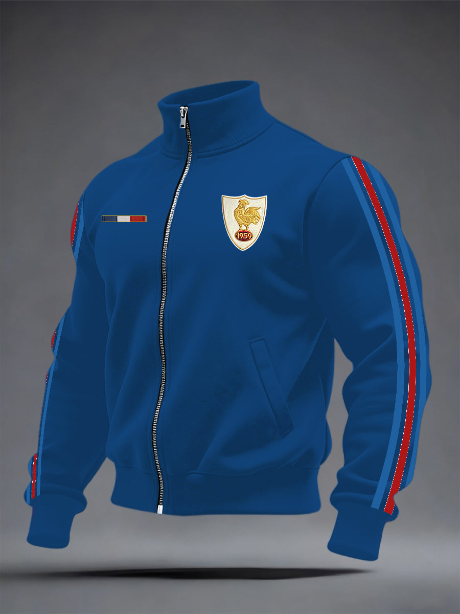 Veste zippée de rugby pour hommes, France