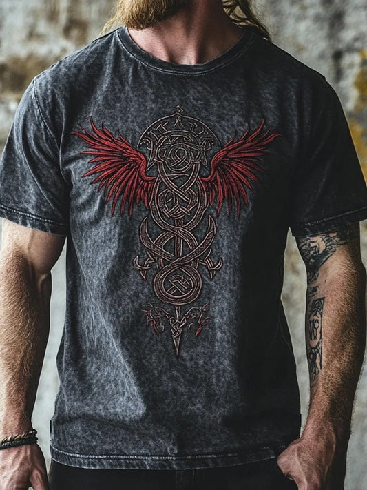 T-shirt imprimé Viking Homme