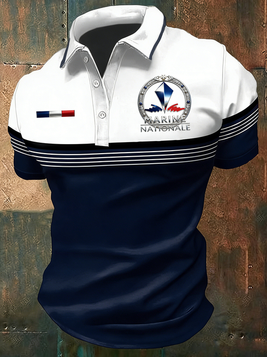 Chemise de la Marine nationale pour hommes
