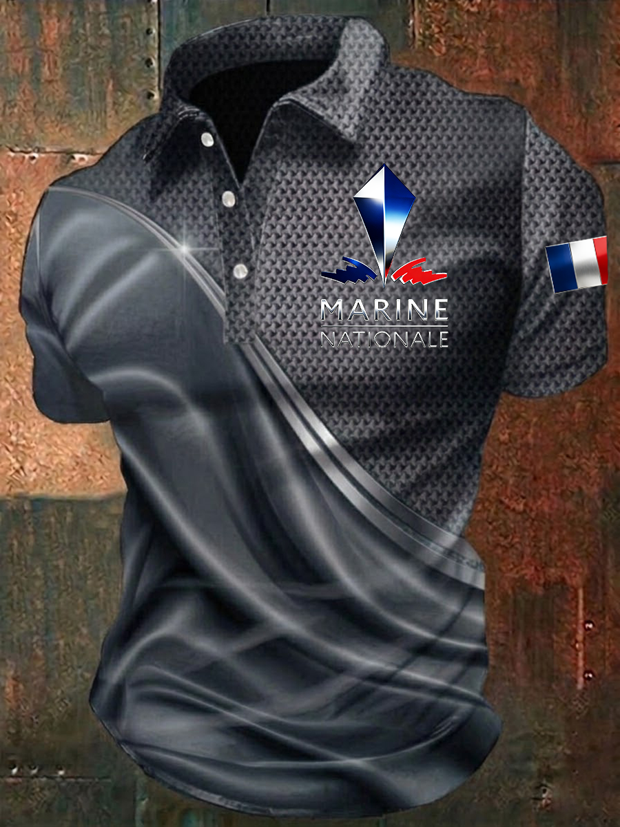 Chemise de la Marine nationale pour hommes