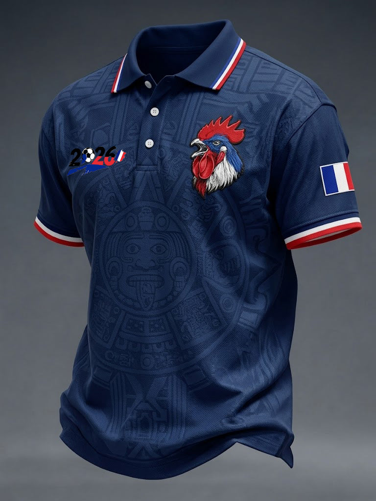 Chemise imprimée France pour homme