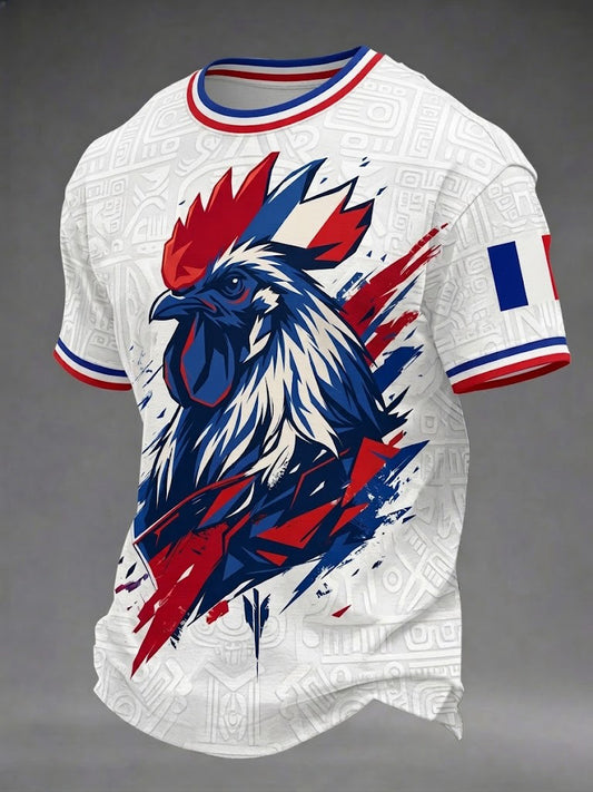 T-shirt imprimé France pour hommes
