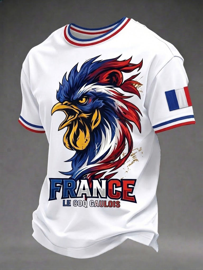 T-shirt imprimé France pour homme