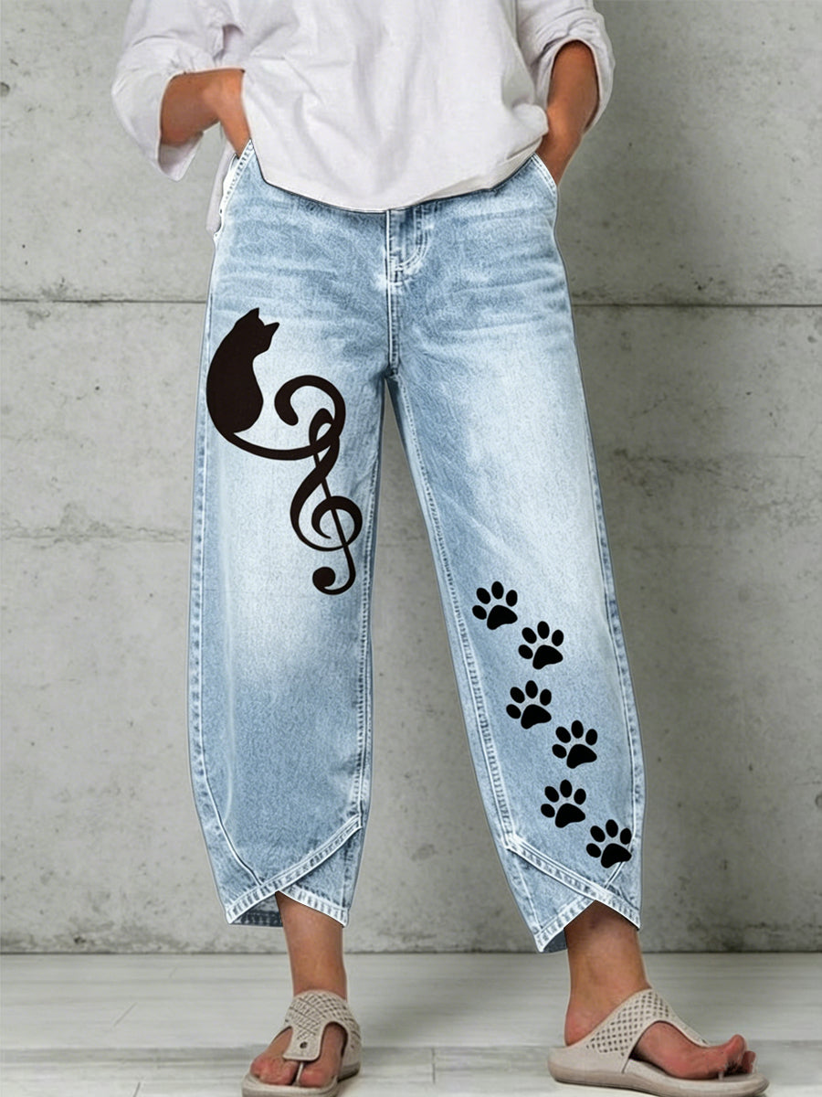 Pantalon pour femme à imprimé animalier