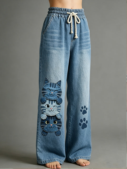 Pantalon pour femme à imprimé animalier