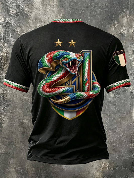 T-shirt à manches courtes Biscione 21 Homme