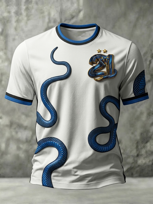 T-shirt à manches courtes Biscione 21 pour homme