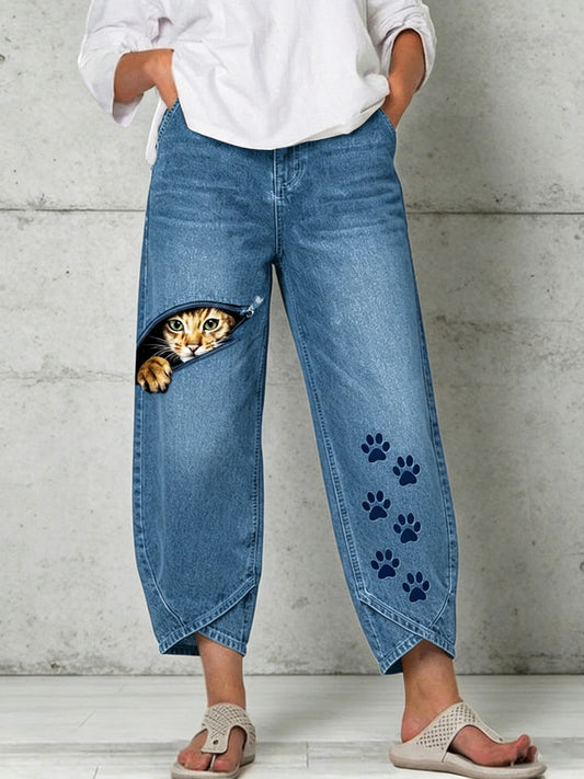 Pantalons pour femme à imprimé animalier