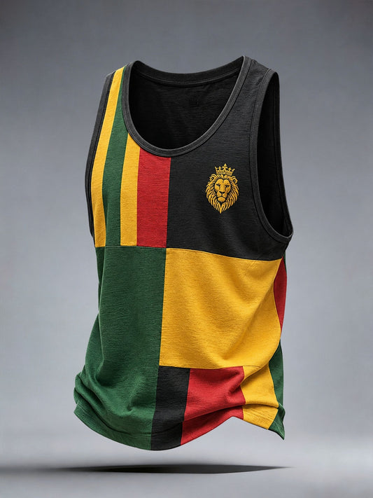 Débardeur homme Reggae Lion