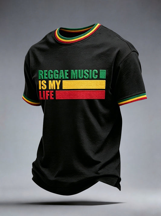 T-shirt pour hommes à l’effigie de la musique reggae