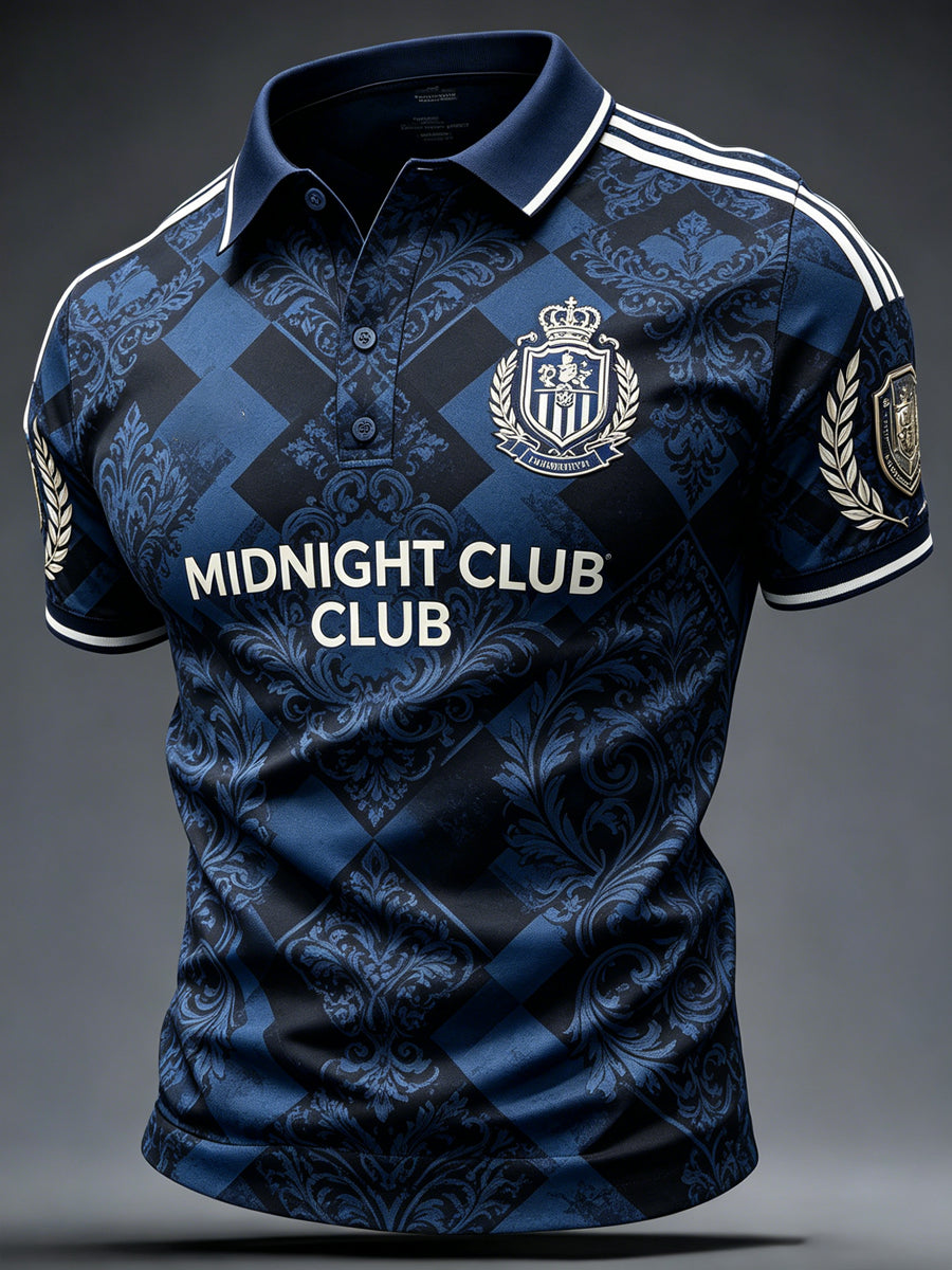 Haut décontracté pour passionné de football, modèle du Club Bruges KV, avec imprimé