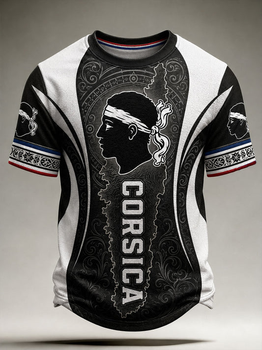 T-shirt à manches courtes Corse pour homme
