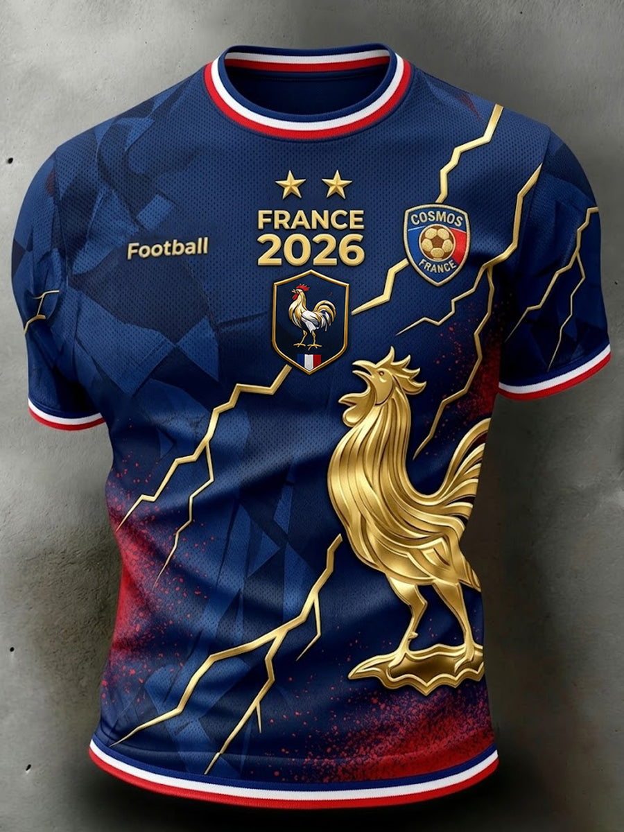 T-shirt manches courtes France Football pour homme