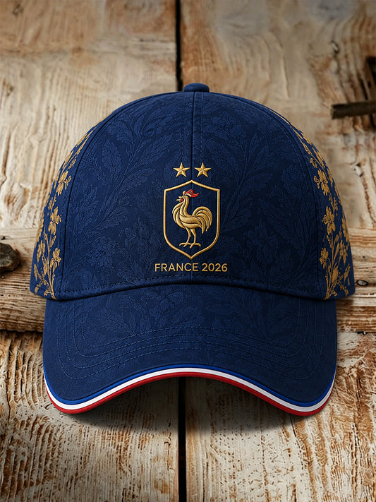 Casquette de football France unisexe