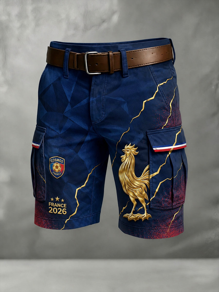 Short cargo France Football pour homme
