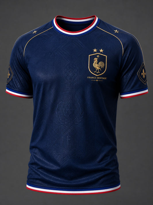 T-shirt imprimé France Football pour homme