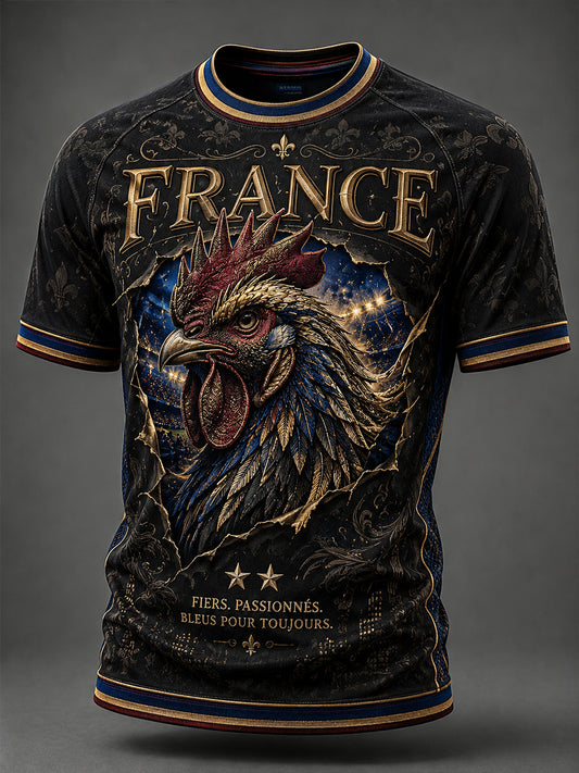 T-shirt manches courtes France Football pour homme