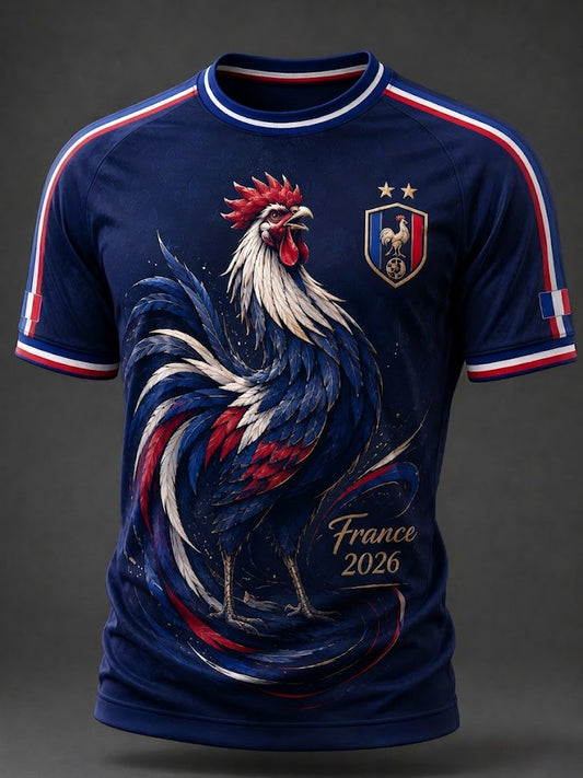 T-shirt homme imprimé France Football