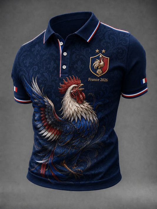Chemise pour hommes imprimée France Football
