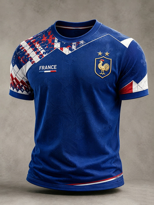 T-shirt manches courtes France Football pour homme