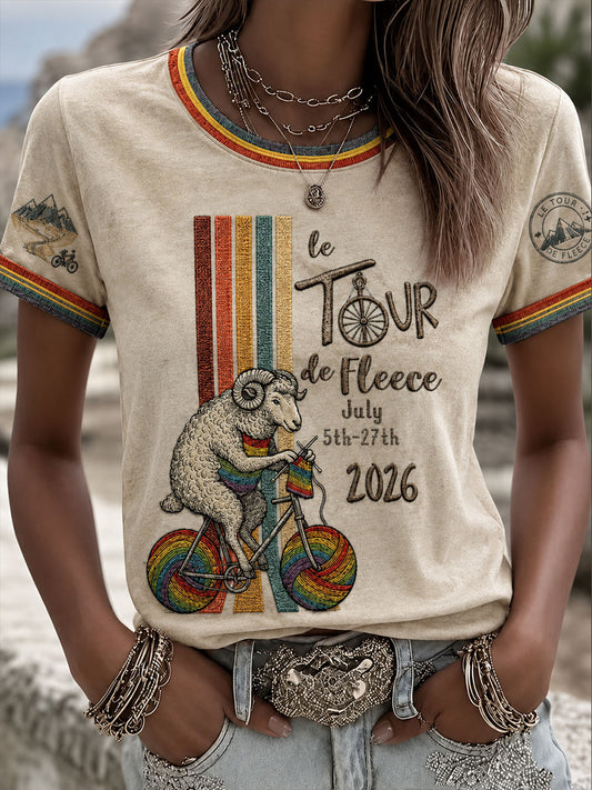 T-shirt à manches courtes Women's Tour De Fleece