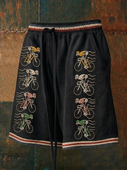 Shorts de cyclisme pour homme en carbone