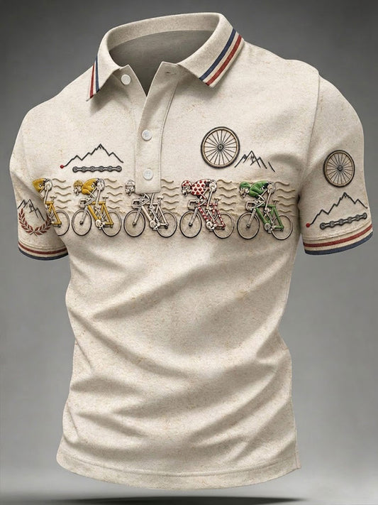 Maillot de cyclisme pour homme, modèle skeleton
