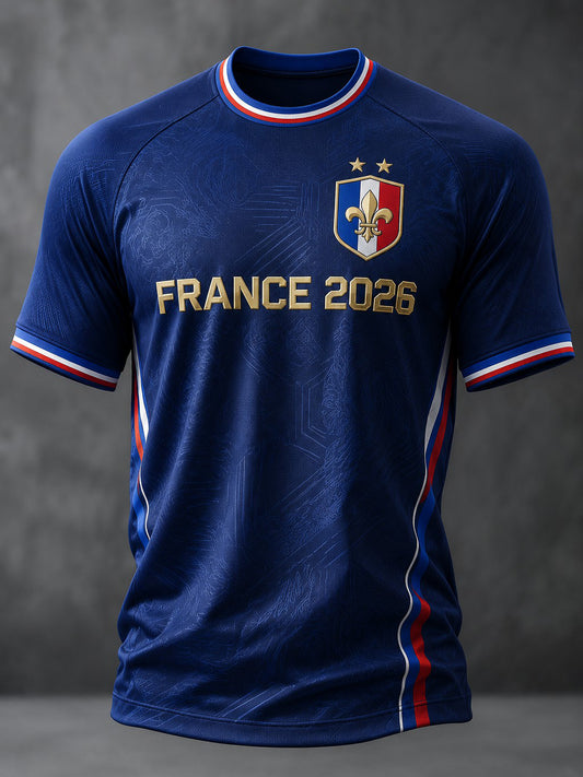 T-shirt homme imprimé France Football