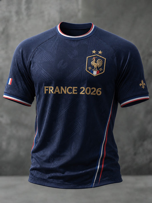T-shirt homme imprimé France Football